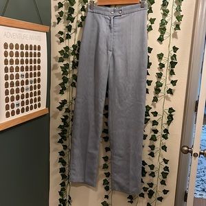 VINTAGE blue/gray trousers EUC